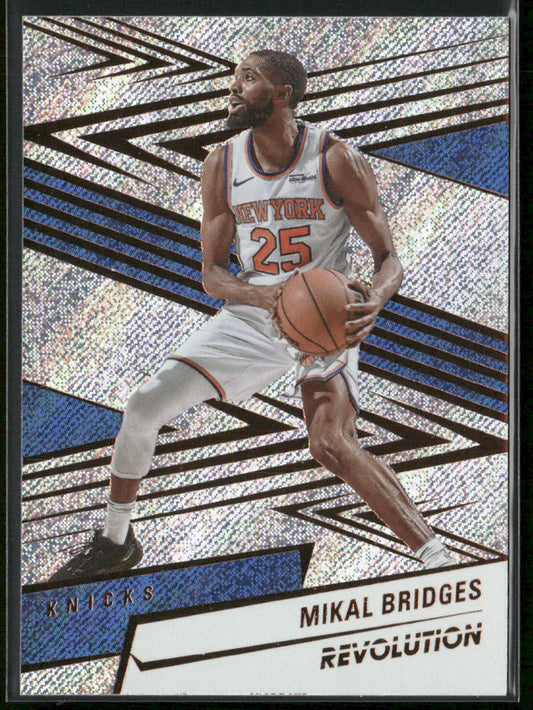 Mikal Bridges 2024-25 Panini Revolution #25 New York Knicks front