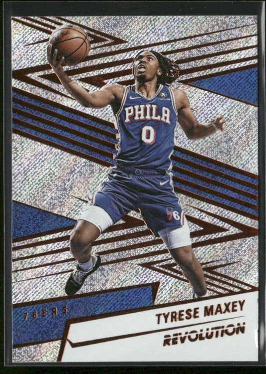 Tyrese Maxey 2024-25 Panini Revolution #35 Philadelphia 76ers front
