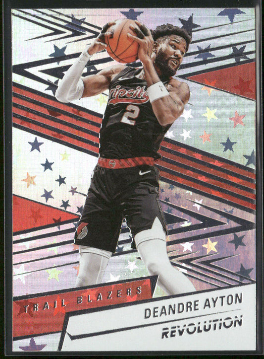 Deandre Ayton 2024-25 Panini Revolution Astro #11 Portland Trail Blazers front