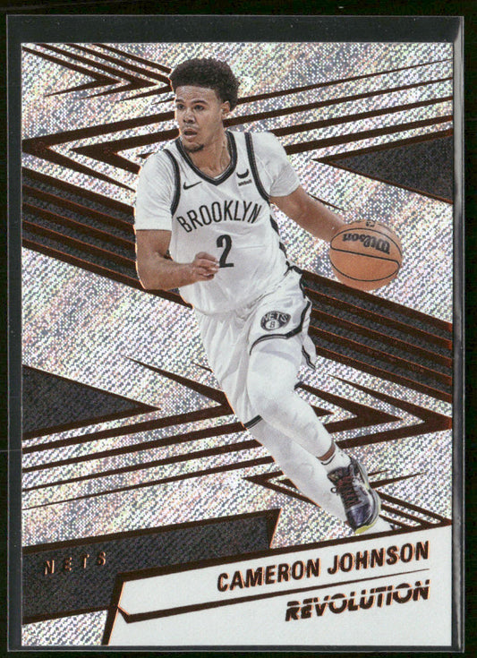 Cameron Johnson 2024-25 Panini Revolution #21 Brooklyn Nets front