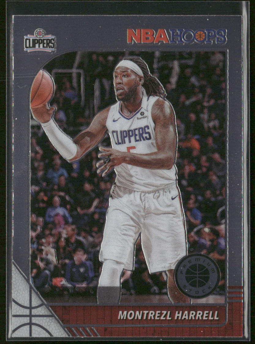 Montrezl Harrell 2019-20 Hoops Premium Stock #82 Los Angeles Clippers front