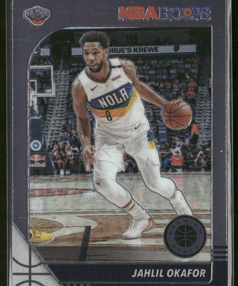 Jahlil Okafor 2019-20 Hoops Premium Stock #120 New Orleans Pelicans front