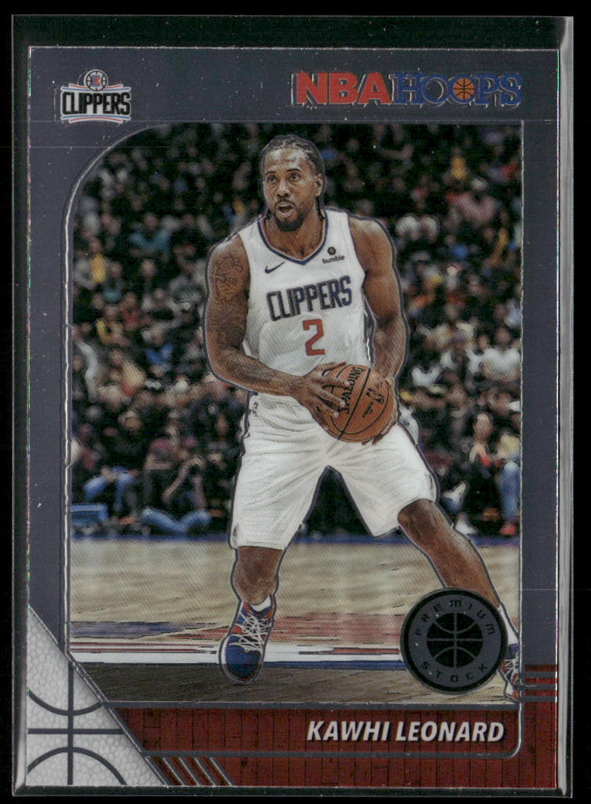 Kawhi Leonard 2019-20 Hoops Premium Stock #177 Los Angeles Clippers front