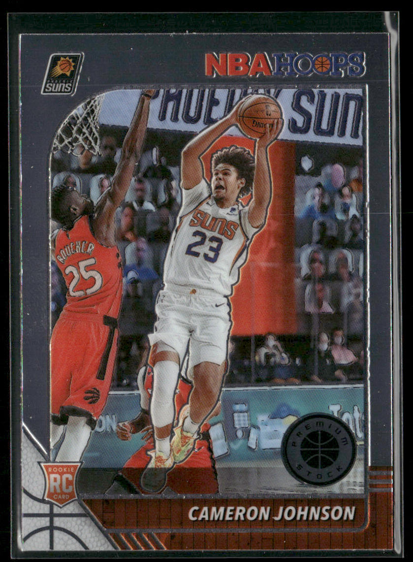 Cameron Johnson 2019-20 Hoops Premium Stock #208 RC Phoenix Suns front