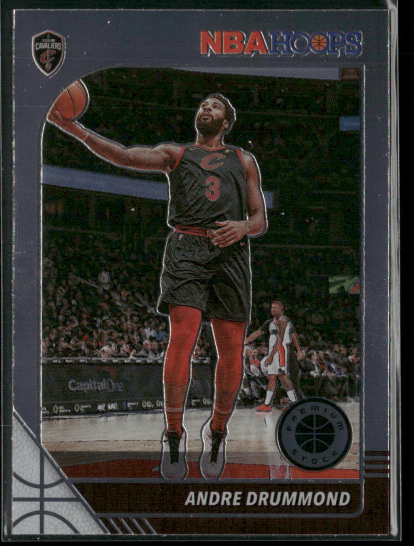 Andre Drummond 2019-20 Hoops Premium Stock #54 Cleveland Cavaliers front