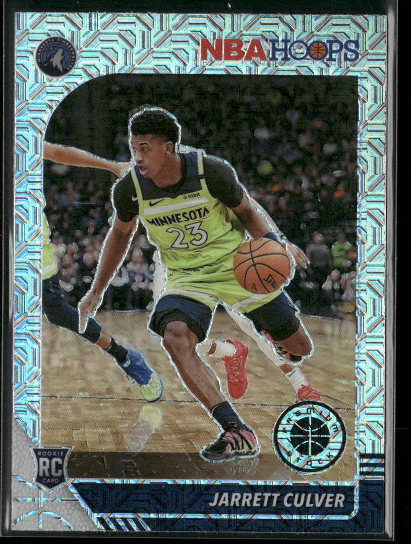 Jarrett Culver 2019-20 Hoops Premium Stock Prizms Silver Mojo #203 RC front