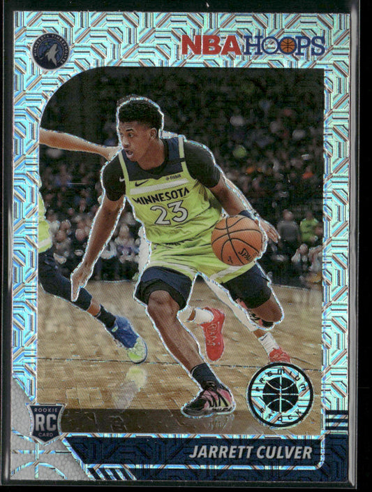 Jarrett Culver 2019-20 Hoops Premium Stock Prizms Silver Mojo #203 RC front