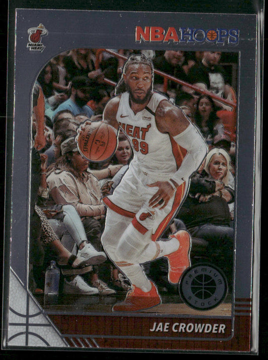 Jae Crowder 2019-20 Hoops Premium Stock #92 Miami Heat front