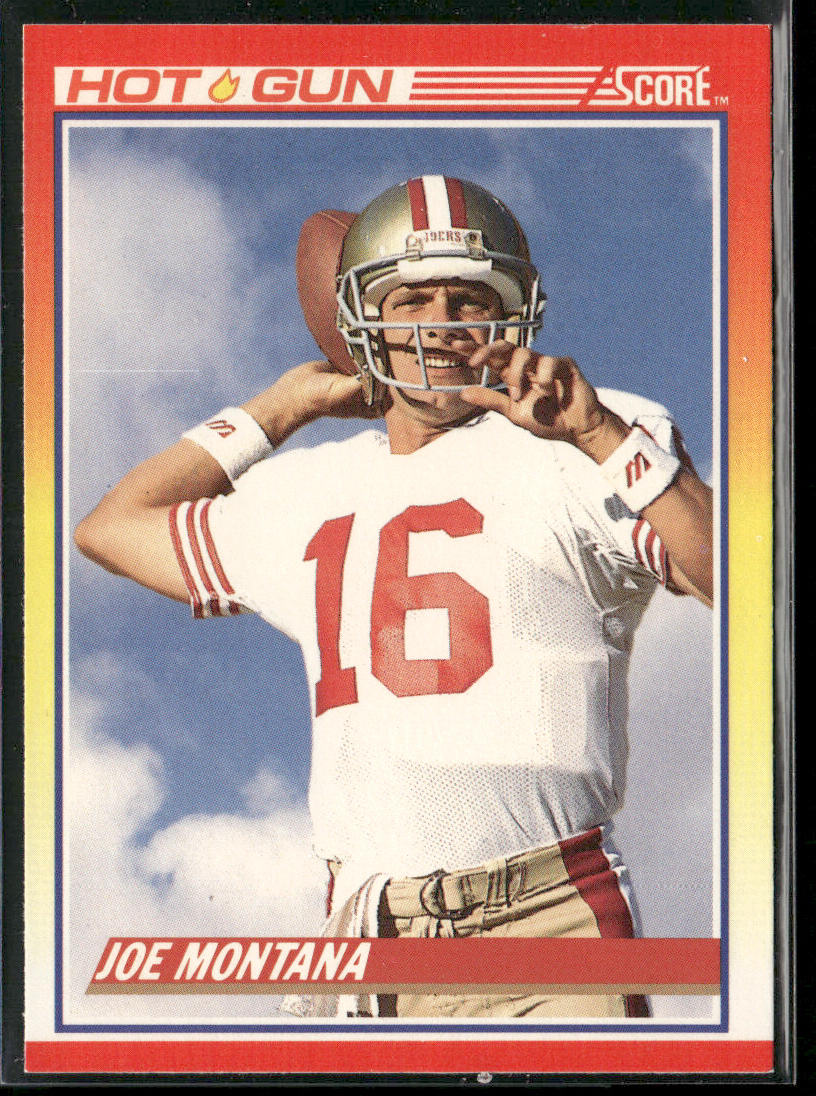 Joe Montana 1990 Score #311 San Francisco 49ers back