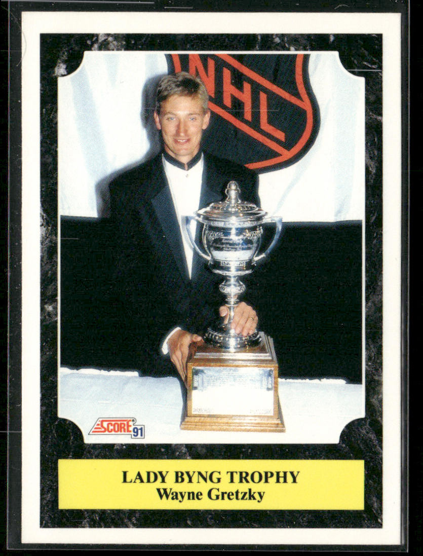 Wayne Gretzky 1991-92 Score Canadian English #324 Los Angeles Kings front