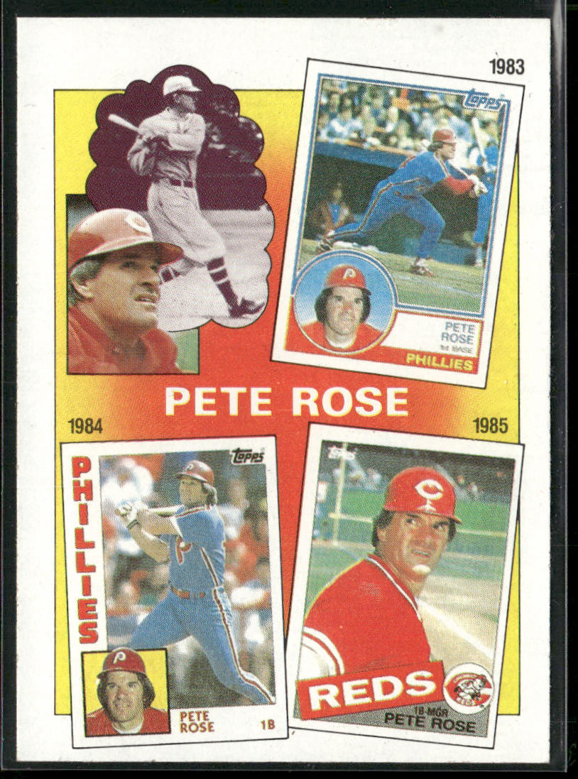 The Pete Rose Years: 1983-1985 TPRY 1986 Topps #7 front