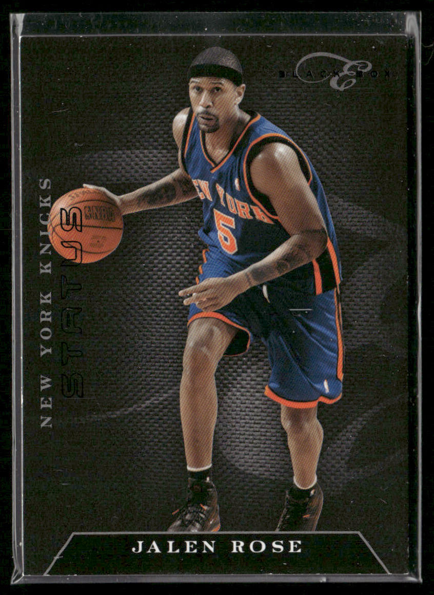 Jalen Rose 2010-11 Panini Elite Black Box #104 SN New York Knicks front