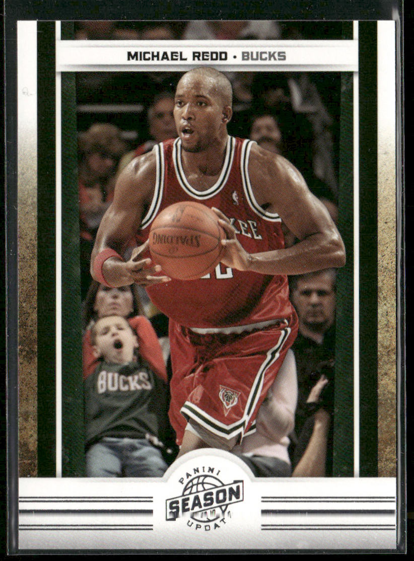 Michael Redd 2009-10 Panini Season Update Silver #103 SN Milwaukee Bucks front