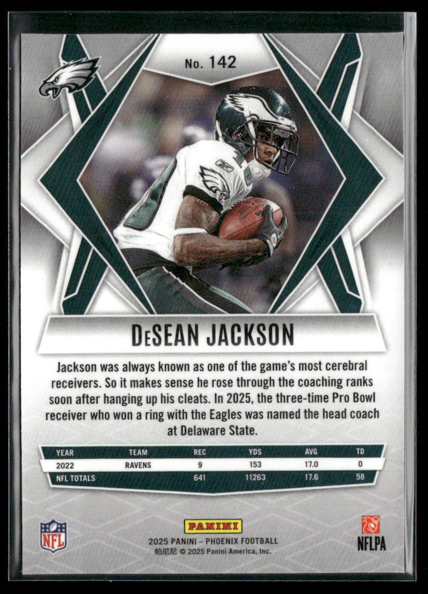 DeSean Jackson 2025 Panini Phoenix #142 Philadelphia Eagles back