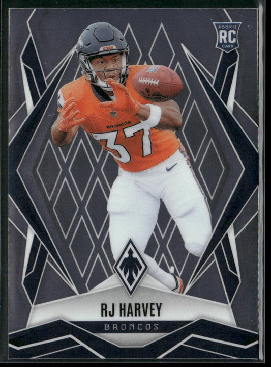 RJ Harvey 2025 Panini Phoenix #176 RC Denver Broncos front