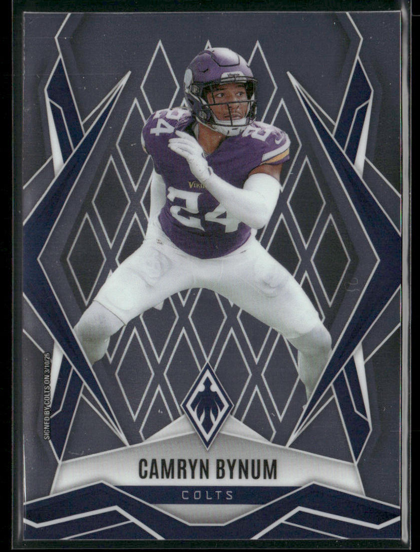 Camryn Bynum 2025 Panini Phoenix #24 Indianapolis Colts front