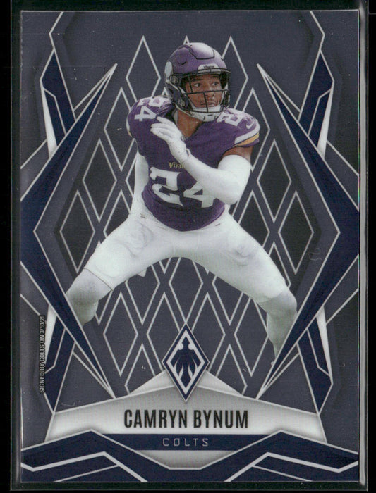 Camryn Bynum 2025 Panini Phoenix #24 Indianapolis Colts front