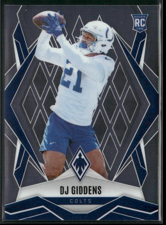 DJ Giddens 2025 Panini Phoenix #208 RC Indianapolis Colts front