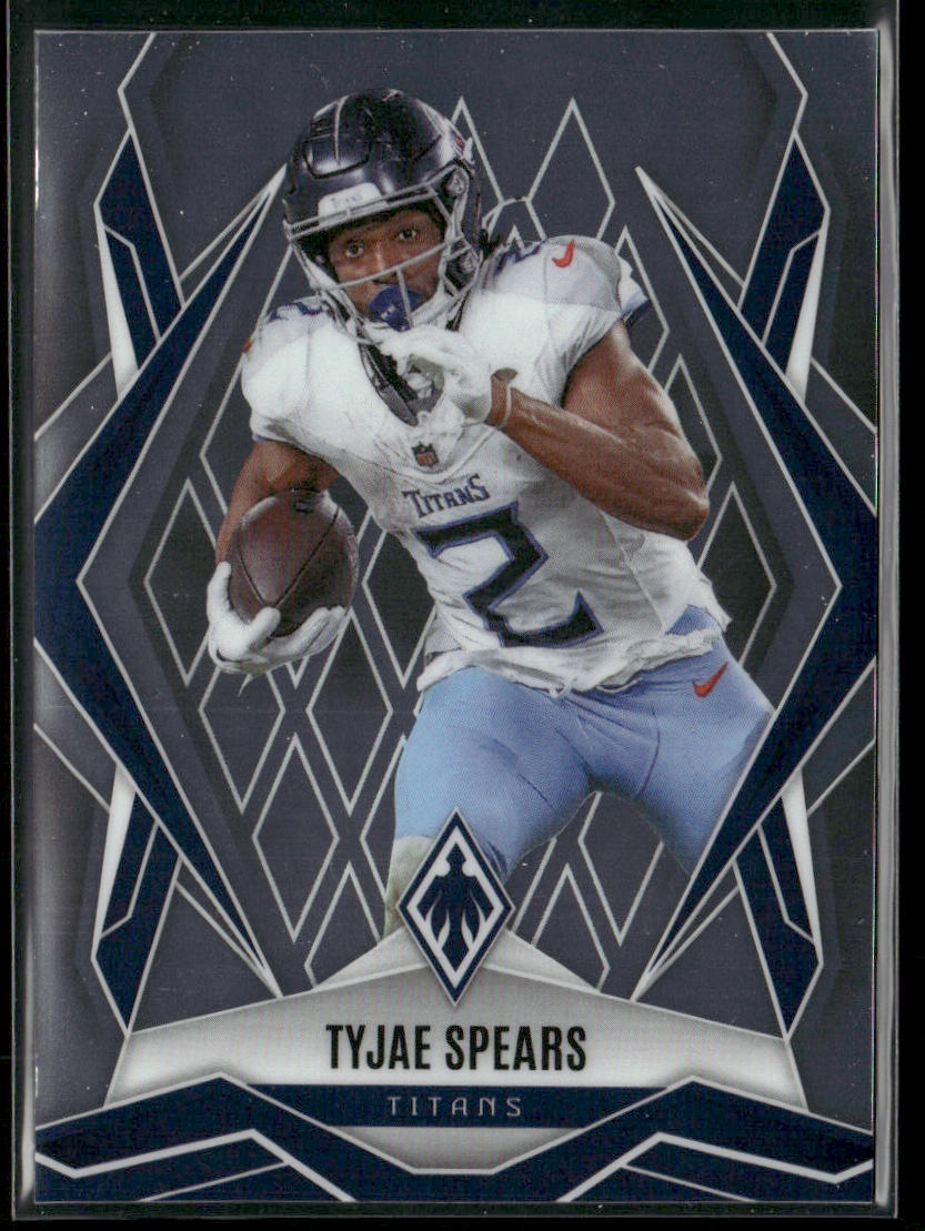 Tyjae Spears 2025 Panini Phoenix #56 Tennessee Titans front