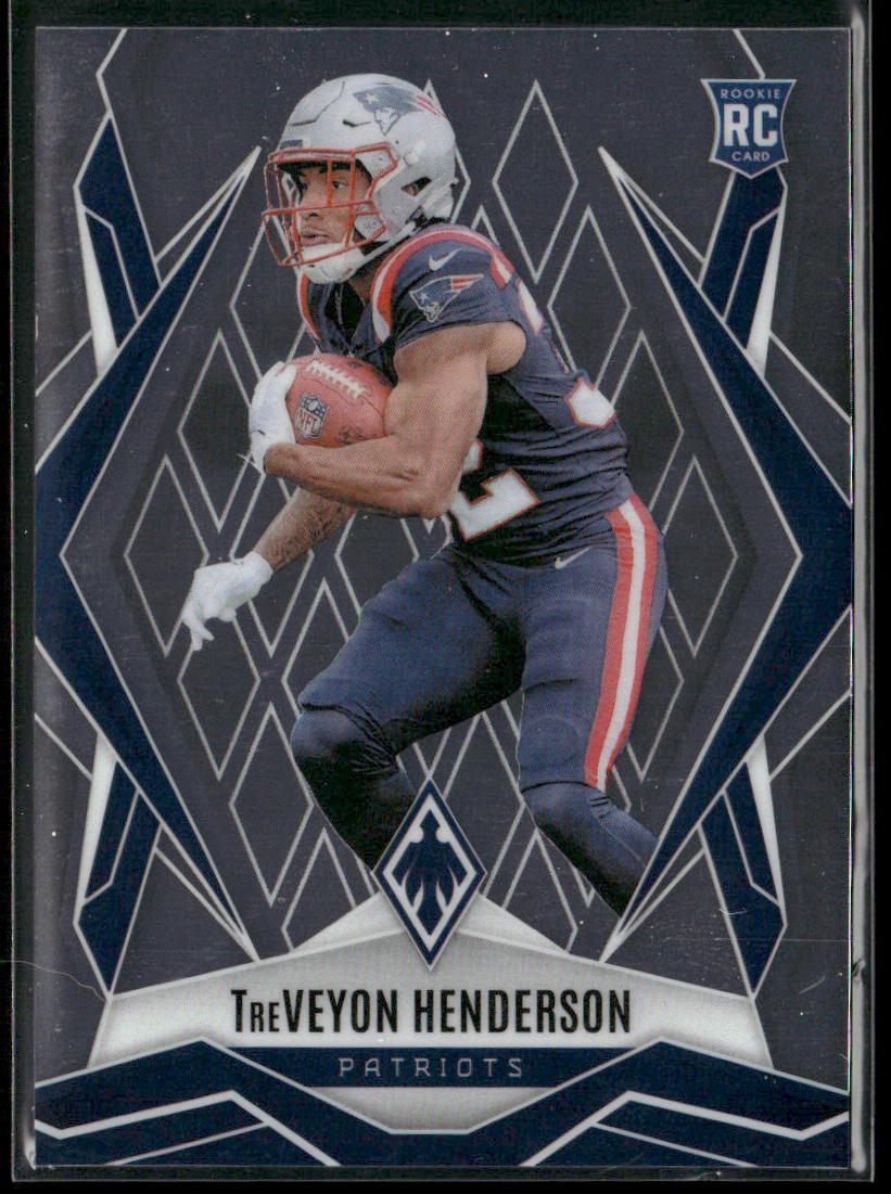 TreVeyon Henderson 2025 Panini Phoenix #187 RC New England Patriots front