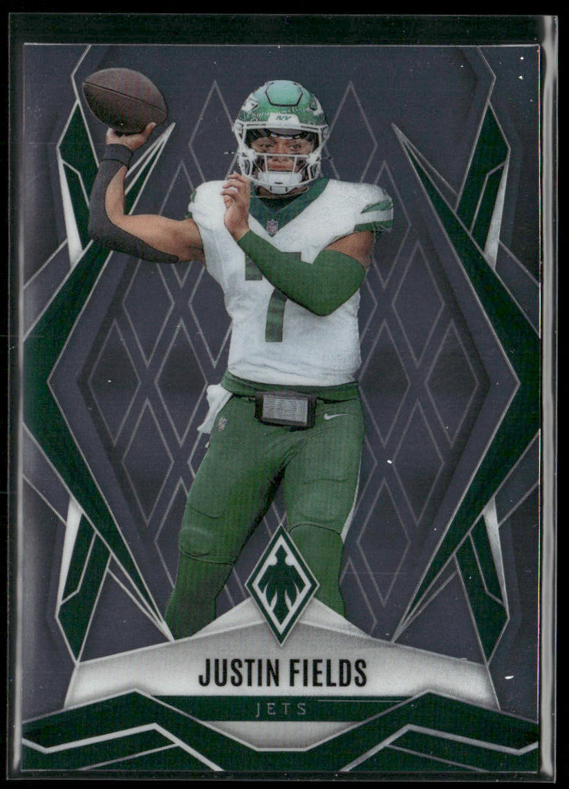 Justin Fields 2025 Panini Phoenix #107 New York Jets front