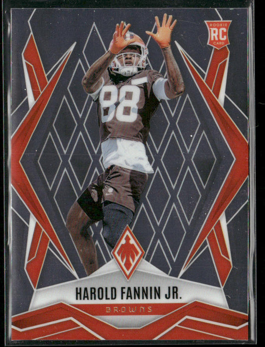 Harold Fannin Jr. 2025 Panini Phoenix #217 RC Cleveland Browns front