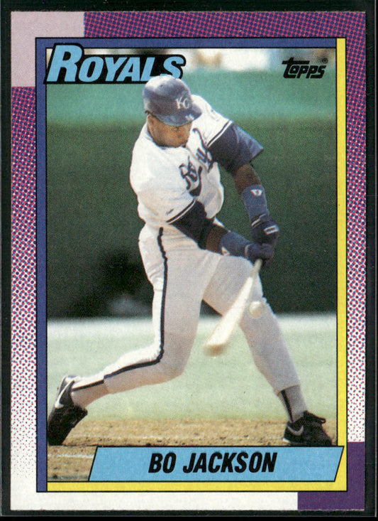 Bo Jackson 1990 Topps #300 Kansas City Royals front