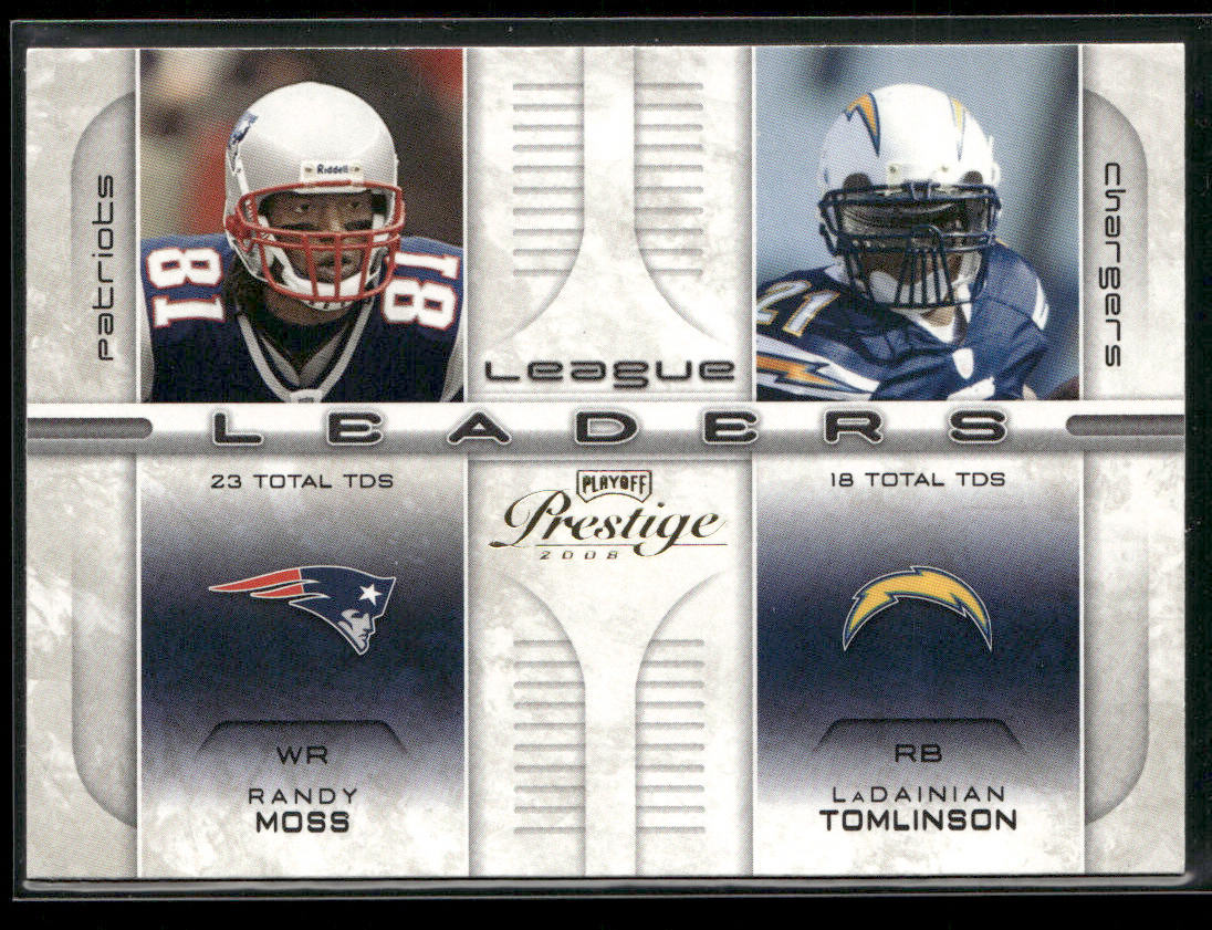 Moss / Tomlinson / Edwards / Addai 2008 Playoff Prestige #LL-25 front