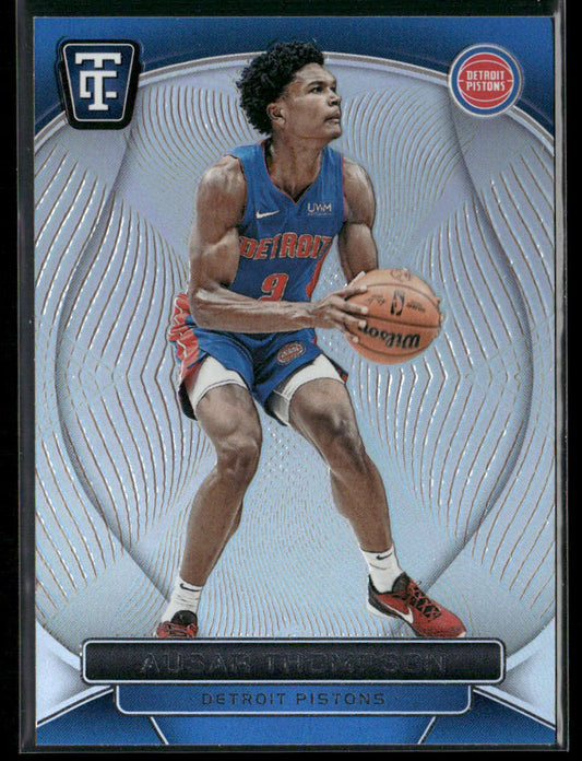 Ausar Thompson 2024-25 Panini Totally Certified #46 Detroit Pistons front