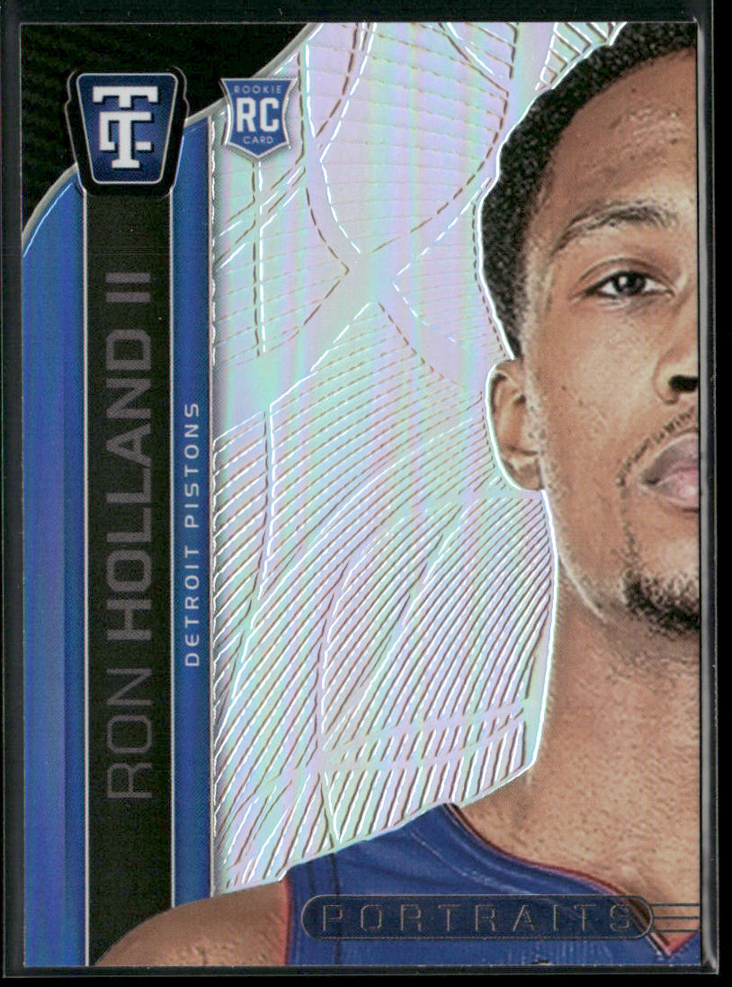 Ron Holland II 2024-25 Panini Totally Certified Portraits #23 Detroit Pistons front