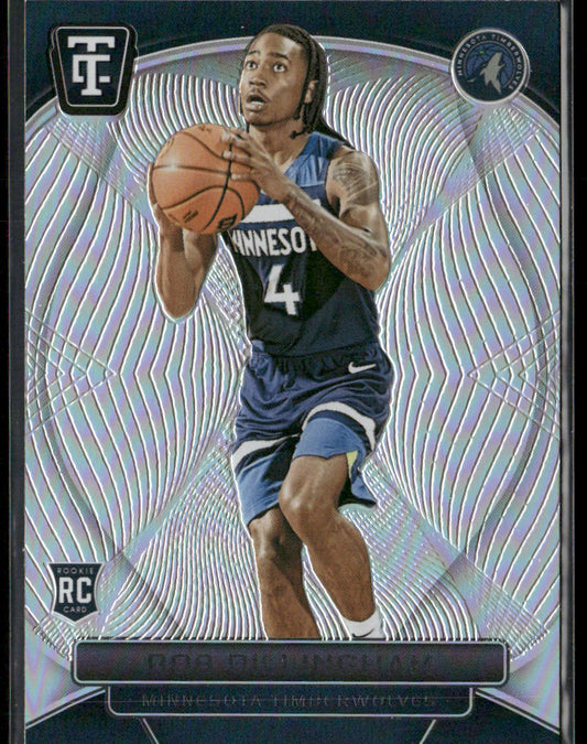 Rob Dillingham 2024-25 Panini Totally Certified #157 RC Minnesota Timberwolves front