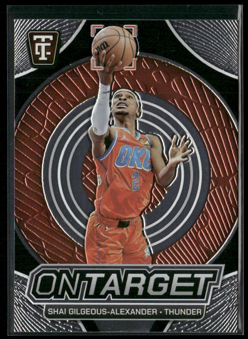 Shai Gilgeous-Alexander 2024-25 Panini Totally Certified On Target #14 Thunder front