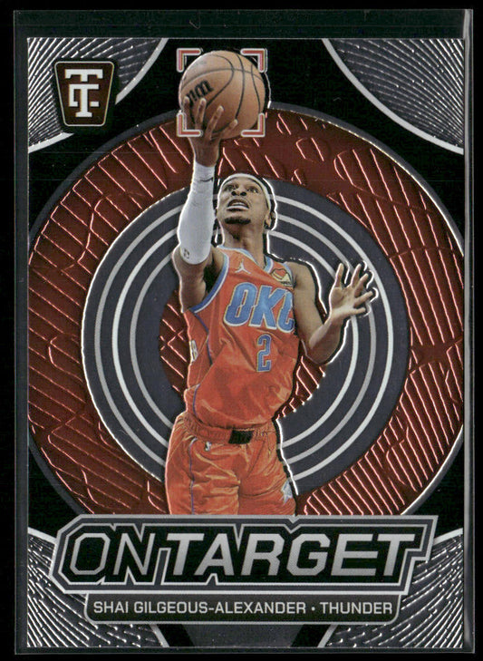 Shai Gilgeous-Alexander 2024-25 Panini Totally Certified On Target #14 Thunder front