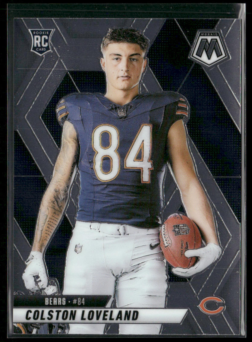 Colston Loveland 2025 Panini Mosaic #275 RC Chicago Bears front