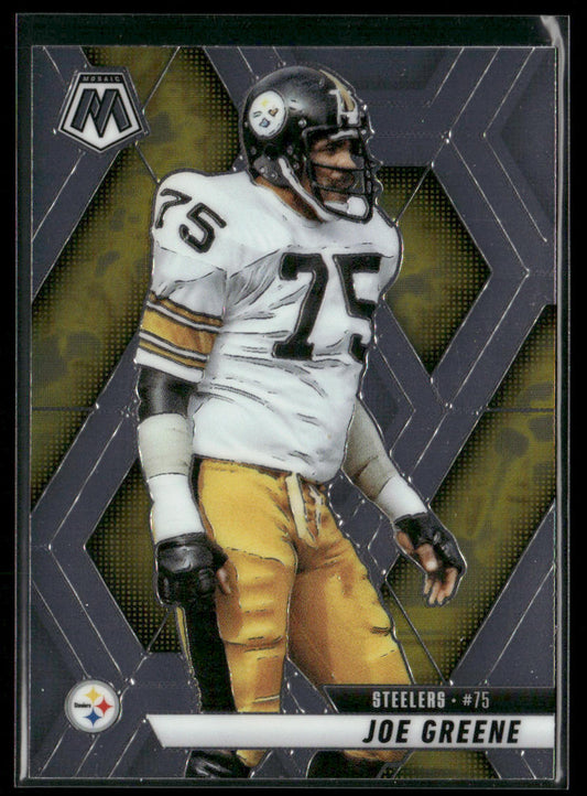 Joe Greene 2025 Panini Mosaic #190 Pittsburgh Steelers front