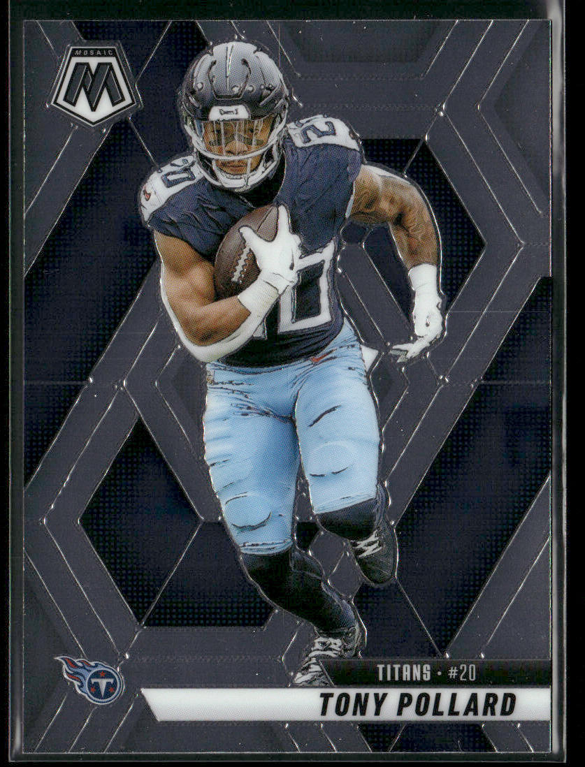 Tony Pollard 2025 Panini Mosaic #148 Tennessee Titans front