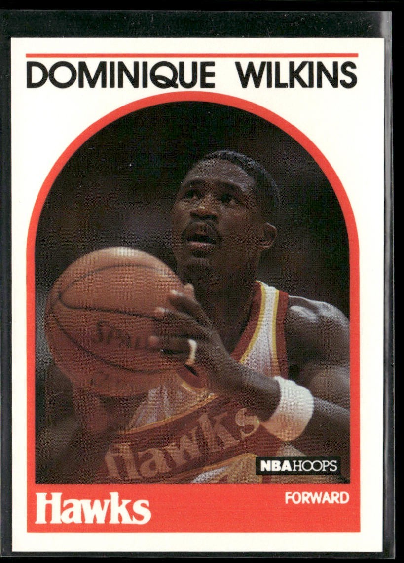 Dominique Wilkins Player Lot Bundle 10 Basketball Cards DW001 Hawks back