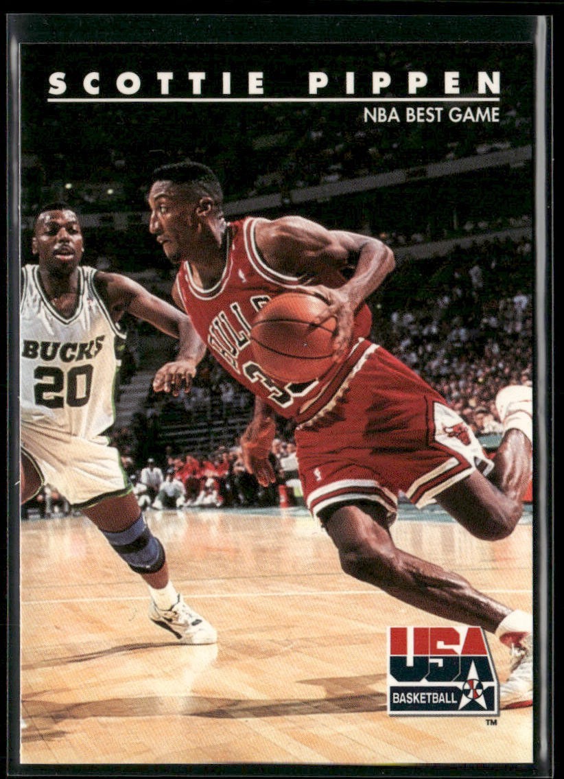 Scottie Pippen Player Lot Bundle 10 Basketball Cards SP004 Chicago Bulls back