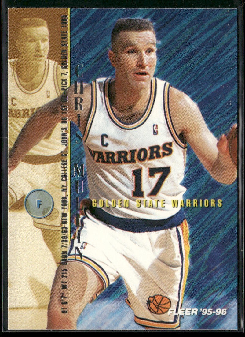 Chris Mullin Player Lot Bundle 10 Basketball Cards CM003 Warriors back