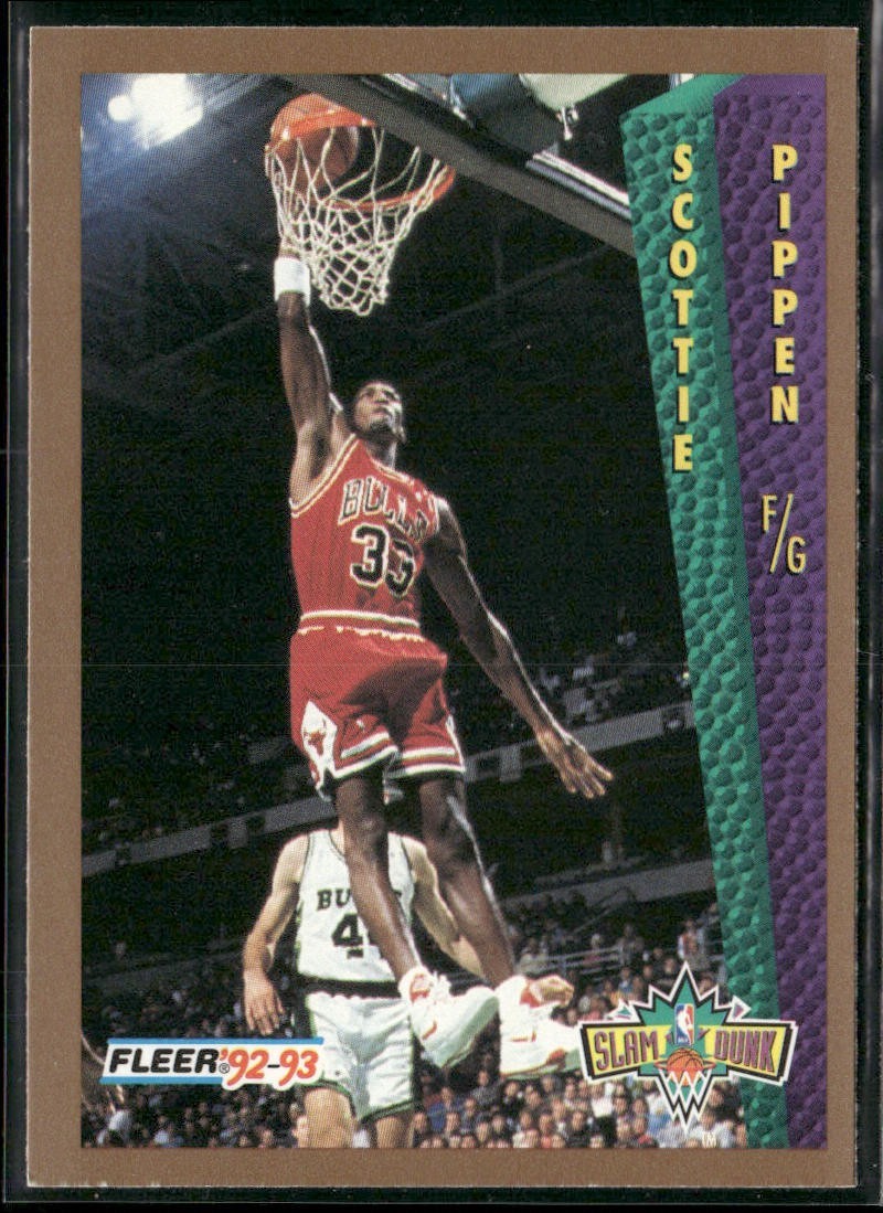 Scottie Pippen Player Lot Bundle 10 Basketball Cards SP001 Chicago Bulls back