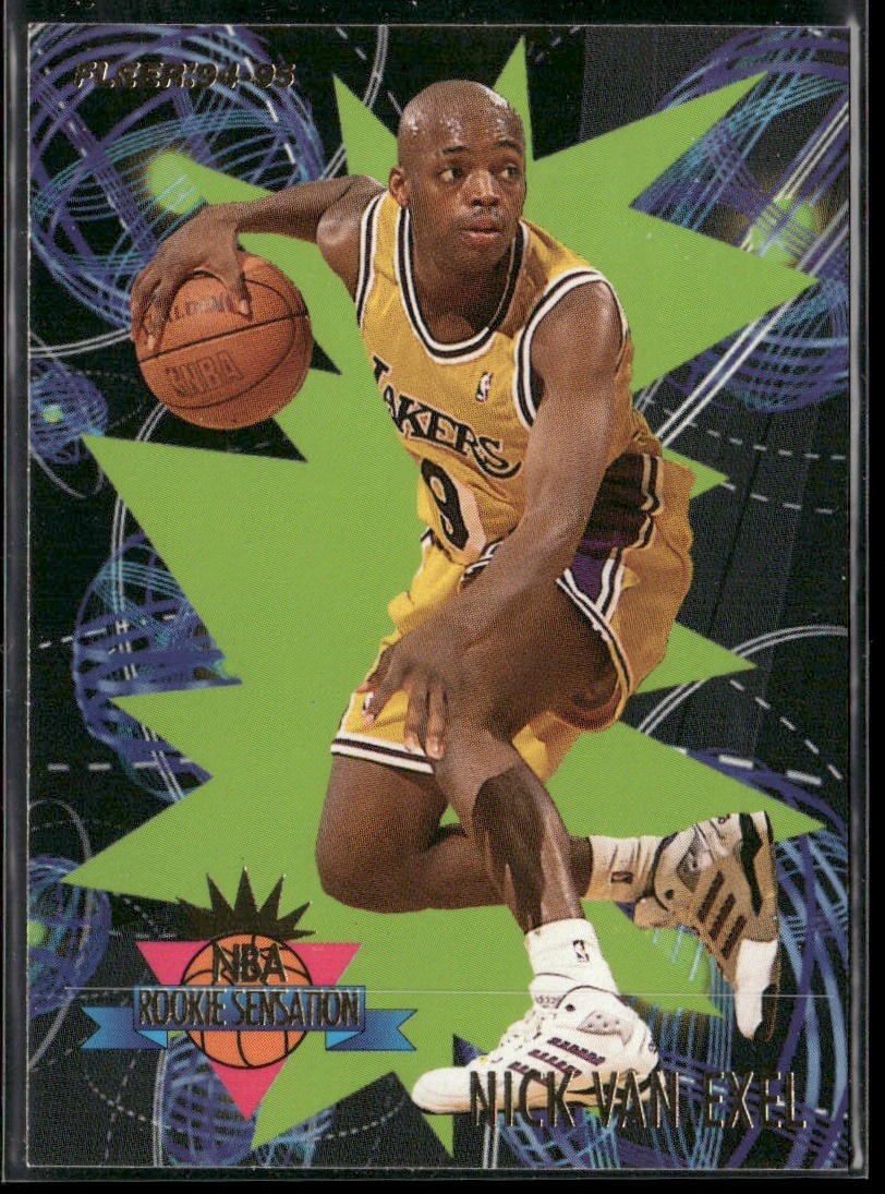 Nick Van Exel Player Lot Bundle 10 Basketball Cards NVE001 Lakers 3 RC's front