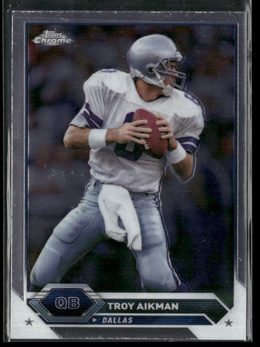 Troy Aikman Player Lot Bundle 10 Different Football Cards TA009 Cowboys back
