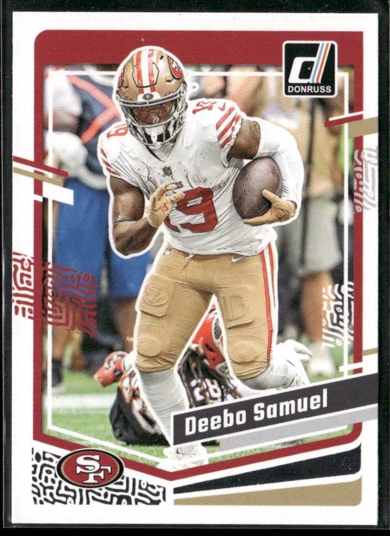 Deebo Samuel Player Lot Bundle 10 Different Football Cards DS001 San Fran 49ers back