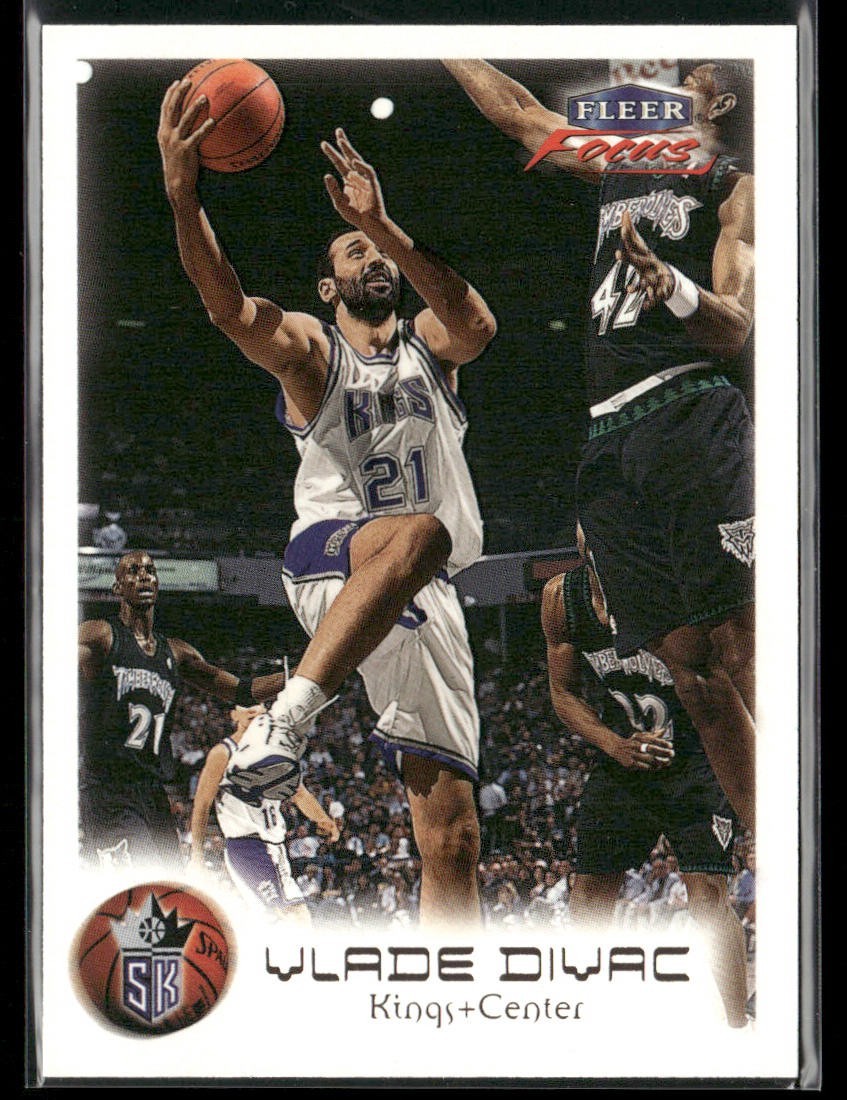 Vlade Divac Player Lot Bundle 10 Basketball Cards VD001 Lakers Hornets back