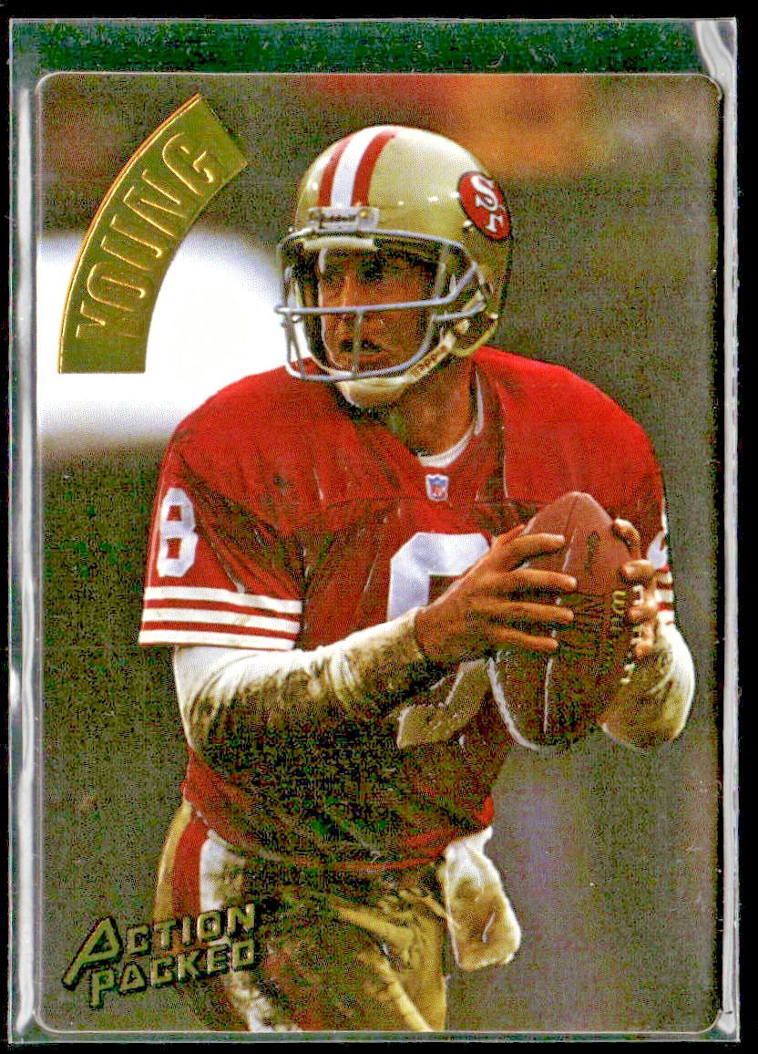 Steve Young Player Lot Bundle 10 Different Football Cards SY001 49ers front
