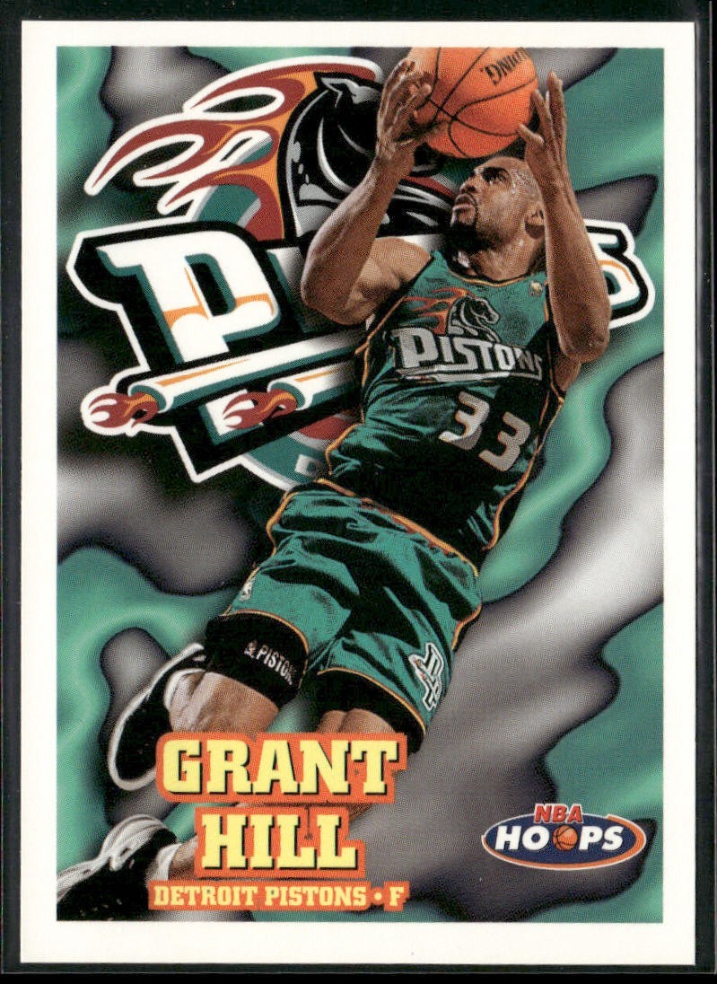 Grant Hill Player Lot Bundle 10 Basketball Cards GH001 Pistons 1 RC back