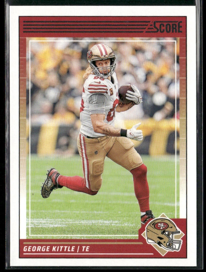 George Kittle Player Lot Bundle 9 Different Football Cards GK001 49ers back