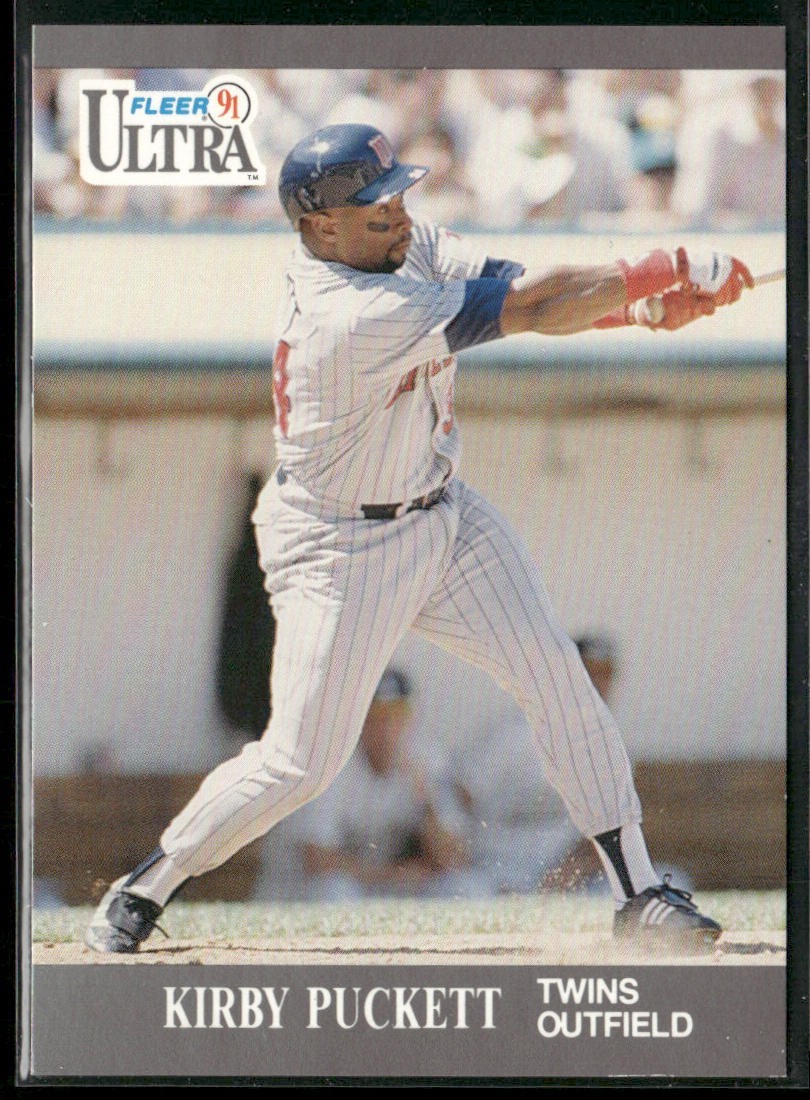 Kirby Puckett Player Lot Bundle 10 Different Baseball Cards KP002 Twins back