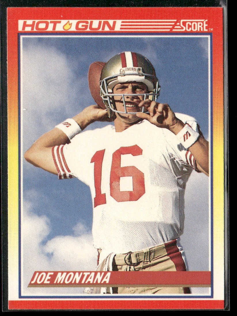 Joe Montana Player Lot Bundle 10 Different Football Cards JM002 49ers Chiefs back