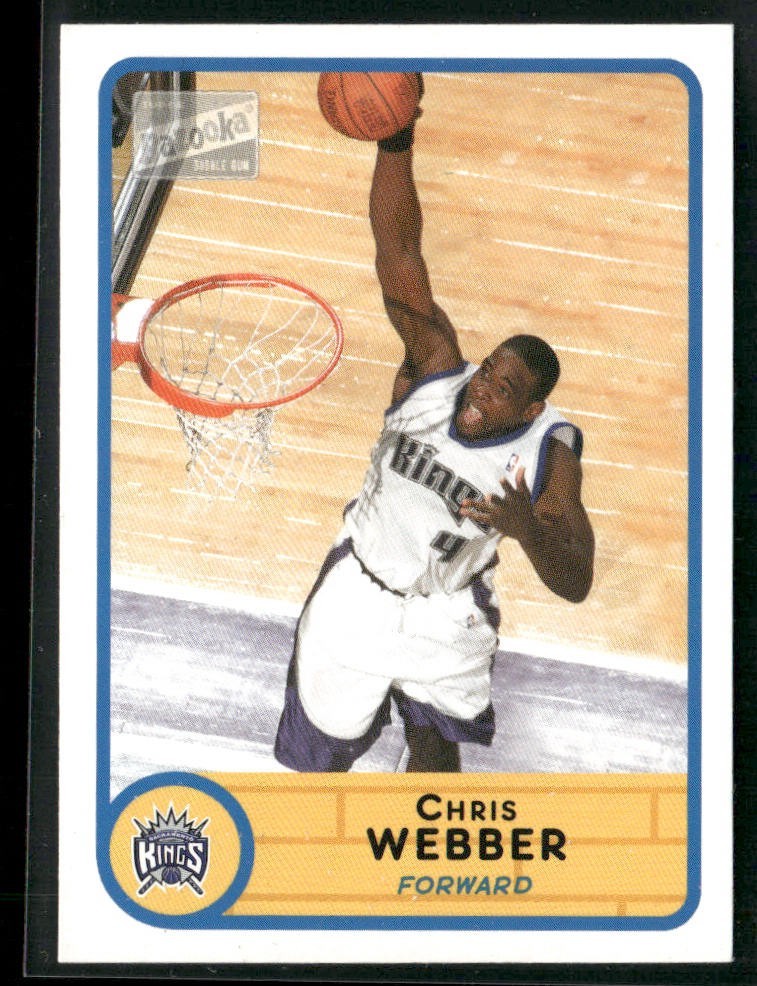 Chris Webber Player Lot Bundle 10 Basketball Cards CW001 Warriors 1 RC back